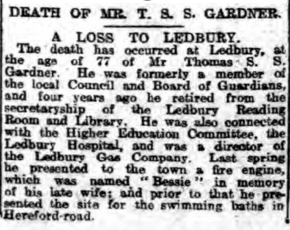 T Gardner Obituary